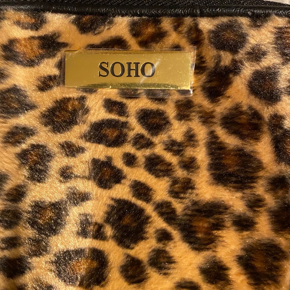 Soho Leopard bag 7”x 5 1/2”